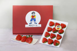 去年のコース商品と同じ品【ジューシー】とにかく甘いいちご皆様の元へお届けしたい約400ｇ
※蜜入りのものあり